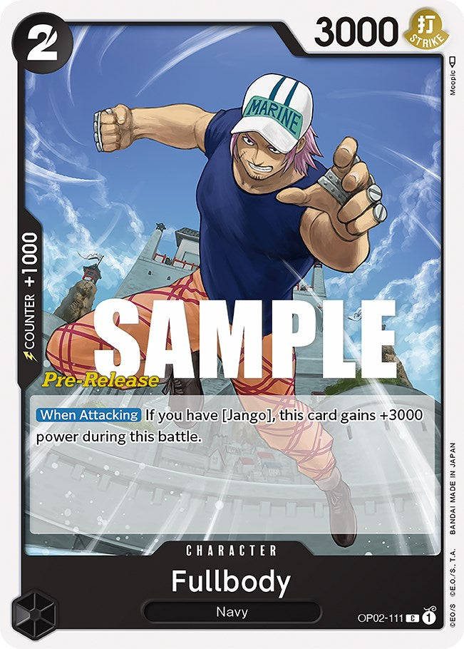 Fullbody (OP02-0111) [Paramount War Pre-Release Cards]