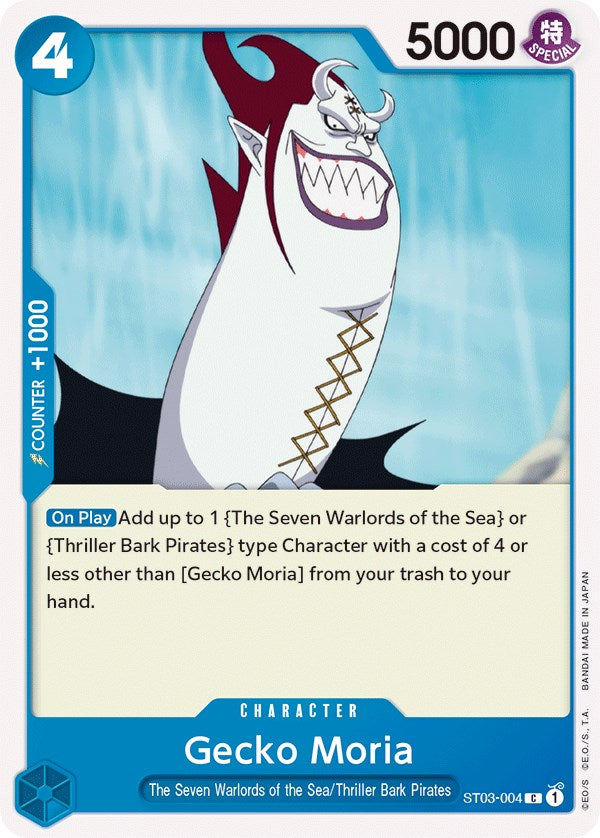 Gecko Moria (ST03-004) [Starter Deck: The Seven Warlords of The Sea]