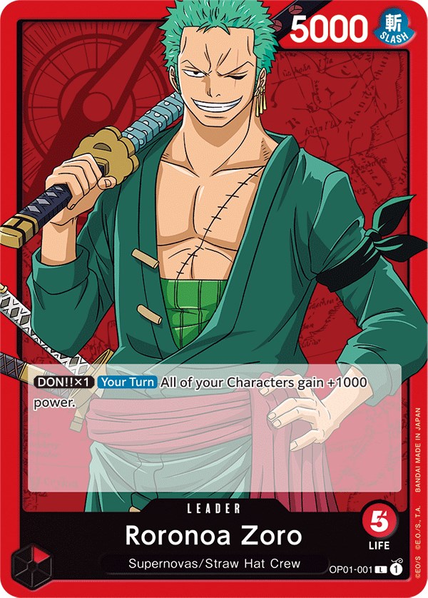 Roronoa Zoro (001) (OP01-001) [Romance Dawn]