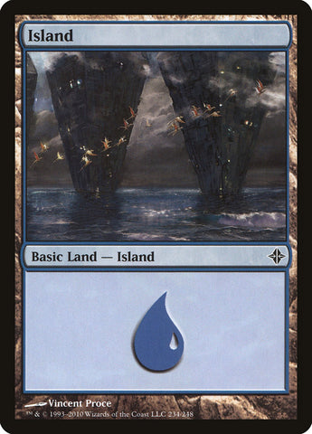 Island (#234) [Rise of the Eldrazi]