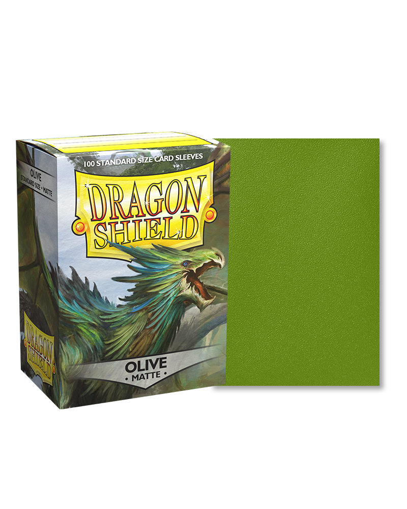 Dragon Shield Matte 100ct Standard Color Sleeves