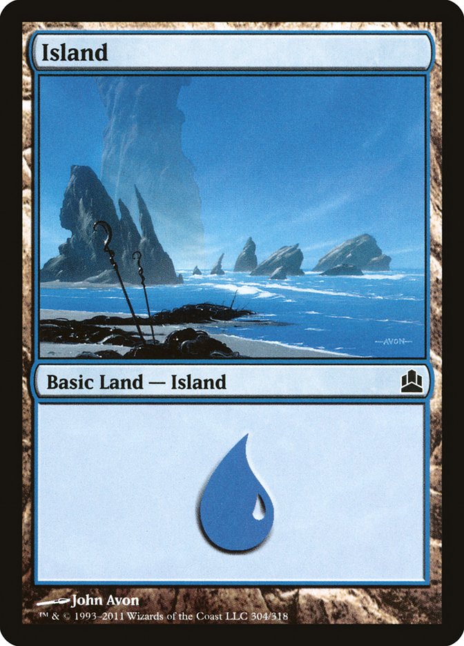 Island (#304) [Commander 2011]