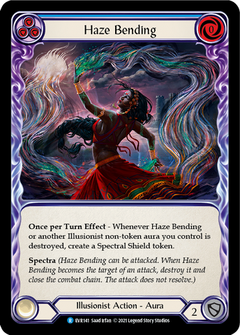 Haze Bending (Blue) [EVR141] (Everfest) Rainbow Foil