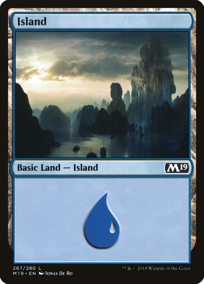 Island (#267) [Core Set 2019]